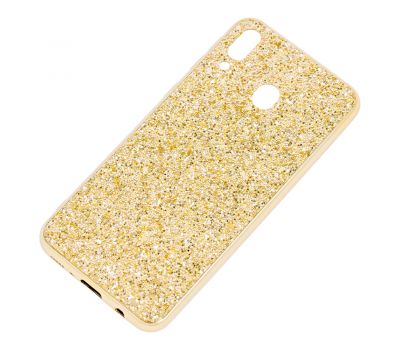 Чохол для Samsung Galaxy M20 (M205) Shining sparkles з блискітками золотистий 1393568