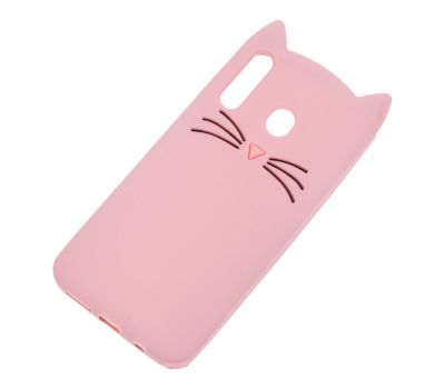 3D чохол для Samsung Galaxy M30 (M305) кіт рожевий 1394248