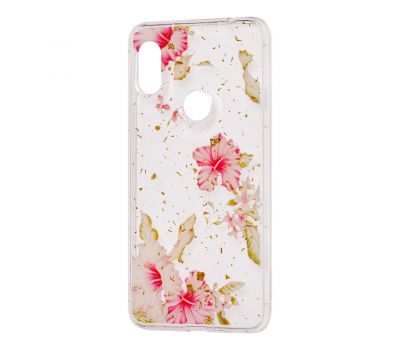 Чохол для Xiaomi Redmi Note 6 Pro Flowers Confetti "китайська троянда"