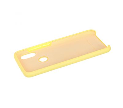 Чохол для Xiaomi Redmi Note 6 Pro Silky Soft Touch "лимонний" 1434693