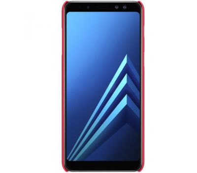 Чохол для Samsung Galaxy A8+ 2018 (A730) Nillkin із захисною плівкою червоний 1445401