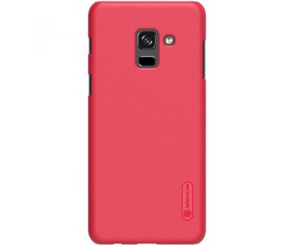 Чохол для Samsung Galaxy A8+ 2018 (A730) Nillkin із захисною плівкою червоний 1445402