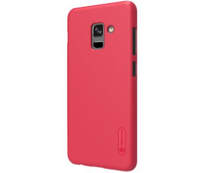Чохол для Samsung Galaxy A8+ 2018 (A730) Nillkin із захисною плівкою червоний 1445403