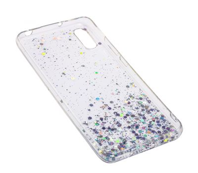 Чохол для Xiaomi Redmi 9A glitter star цукерки прозорий 1446543