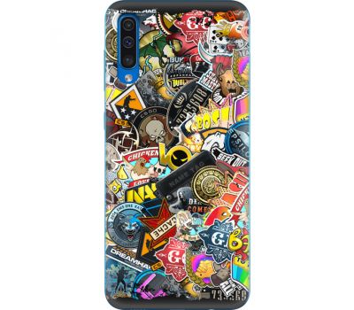 Силіконовий чохол Remax Samsung A505 Galaxy A50 CS:Go Stickerbombing