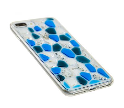 Чохол для iPhone 6 Plus / 7 Plus / 8 Plus Colour stones синій 1447007