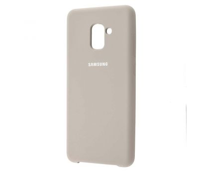 Чохол для Samsung Galaxy A8+ 2018 (A730) Silky Soft Touch сірий