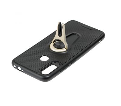 Чохол для Xiaomi Redmi Note 7 Car mount із магнітом чорно-золотистий 1449903