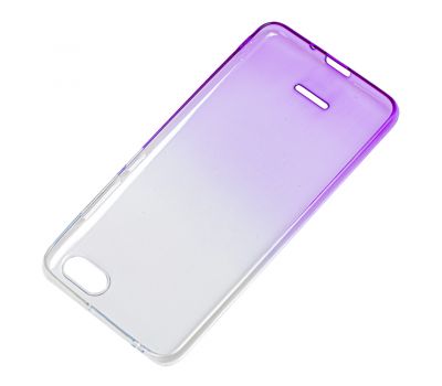 Чохол для Xiaomi Redmi 6A Gradient Design біло-фіолетовий 1455983