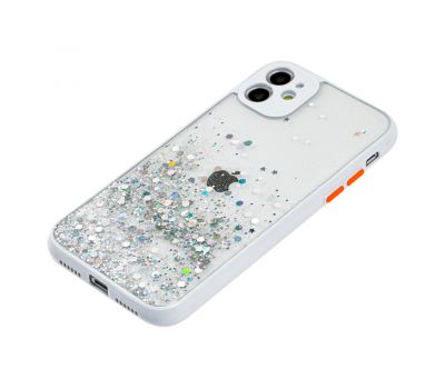Чохол для iPhone 11 Glitter Bling білий 1456789