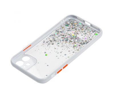 Чохол для iPhone 11 Glitter Bling білий 1456790