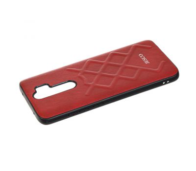 Чохол для Xiaomi Redmi Note 8 Pro Jesco Leather червоний 1459754