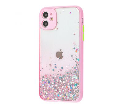 Чохол для iPhone 11 Glitter Bling рожевий