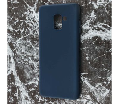 Чохол для Samsung Galaxy A8+ 2018 (A730) Soft case синій