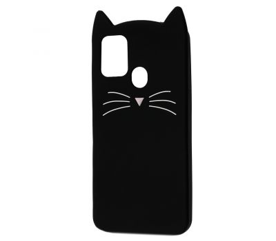 3D чохол для Samsung Galaxy M21/M30s кіт чорний
