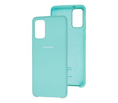 Чохол для Samsung Galaxy S20+ (G985) Silky Soft Touch "бірюзовий"