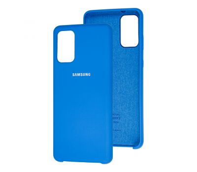 Чохол для Samsung Galaxy S20+ (G985) Silky Soft Touch "блакитний"