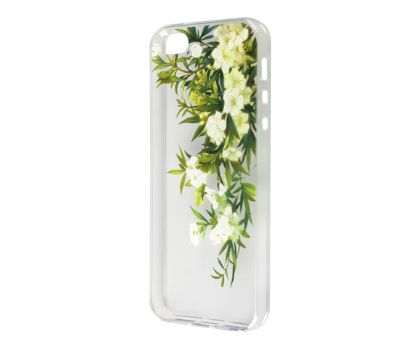 Чохол для iPhone 5 білі квіти