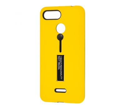 Чохол для Xiaomi Redmi 6 Kickstand жовтий