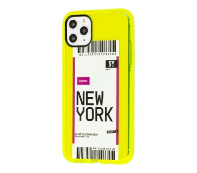 Чохол для iPhone 11 Pro Acid Yellow New York