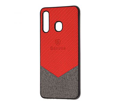 Чохол для Samsung Galaxy A20 / A30 Baseus color textile червоний
