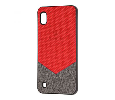Чохол для Samsung Galaxy A10 (A105) Baseus color textile червоний