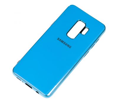 Чохол для Samsung Galaxy S9+ (G965) Silicone case (TPU) блакитний 1487376