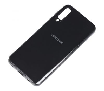 Чохол для Samsung Galaxy A70 (A705) Silicone case (TPU) чорний 1487079