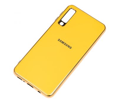 Чохол Samsung Galaxy A7 2018 (A750) Silicone case (TPU) жовтий 1487043