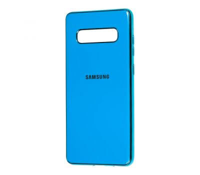 Чохол для Samsung Galaxy S10 (G973) Silicone case (TPU) блакитний
