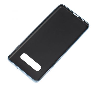 Чохол для Samsung Galaxy S10 (G973) Silicone case (TPU) блакитний 1487297