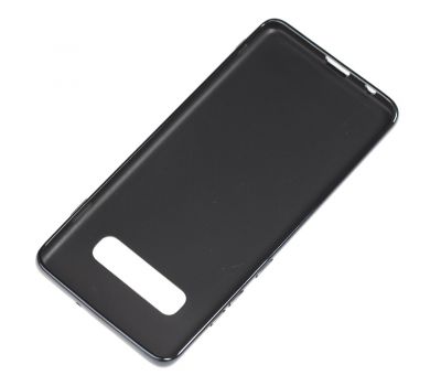 Чохол для Samsung Galaxy S10 (G973) Silicone case (TPU) чорний 1487309