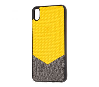 Чохол для Xiaomi  Redmi 7A Baseus color textile жовтий