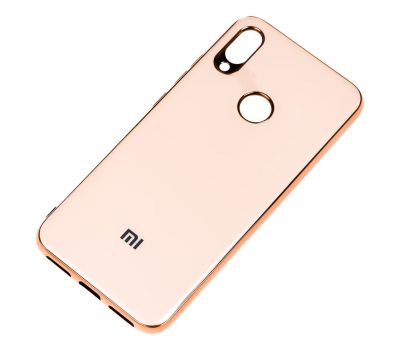 Чохол для Xiaomi Redmi 7 Silicone case (TPU) рожево-золотистий 1488943