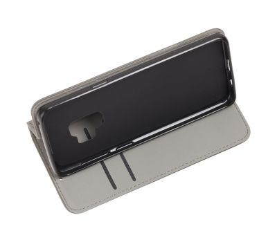 Чохол книжка Samsung Galaxy S9 (G960) Black magnet сірий 1494984