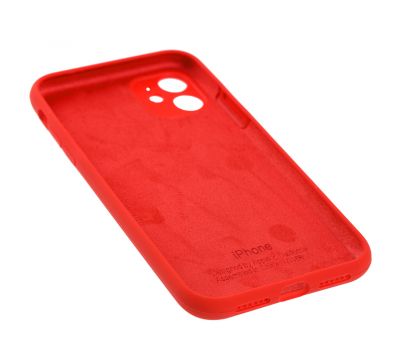 Чохол для iPhone 11 Silicone Full camera червоний 1495461
