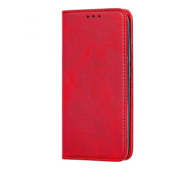 Чохол книжка для Xiaomi Mi Play Black magnet червоний