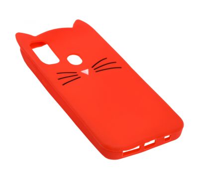 3D чохол для Samsung Galaxy M21 / M30s кіт червоний 1495033