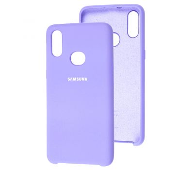 Чохол для Samsung Galaxy A10s (A107) Silky Soft Touch світло-фіолетовий