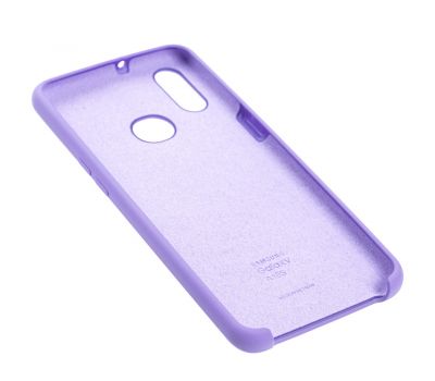 Чохол для Samsung Galaxy A10s (A107) Silky Soft Touch світло-фіолетовий 1499407