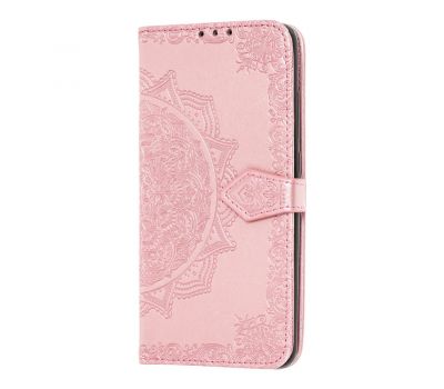 Чохол книжка для Xiaomi Redmi Note 5 / Note 5 Pro "Art з візитівкою" рожевий