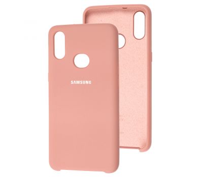 Чохол для Samsung Galaxy A10s (A107) Silky Soft Touch рожевий pink