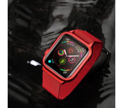 Ремінець для Apple Watch Usams Magnetic Loop 38/40mm червоний