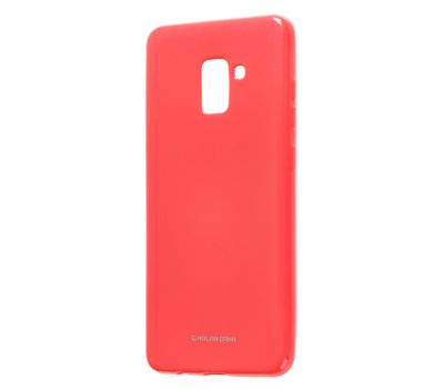 Чохол для Samsung Galaxy A8+ 2018 (A730) Molan Cano Jelly глянець світло червоний