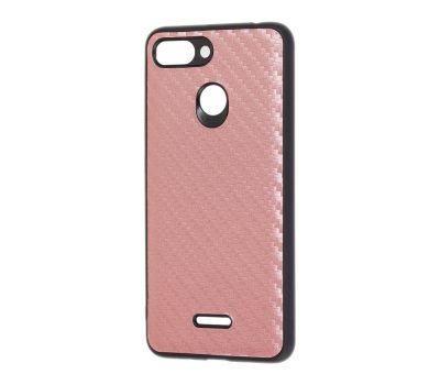 Чохол для Xiaomi Redmi 6 hard carbon рожевий