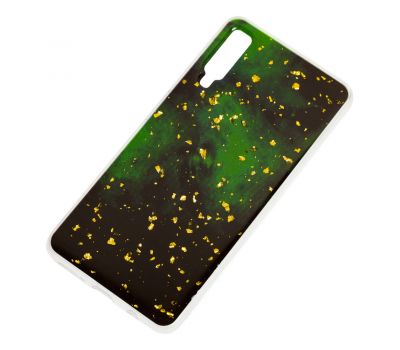 Чохол для Samsung Galaxy A7 2018 (A750) Art confetti "темно-зелений" 1524167