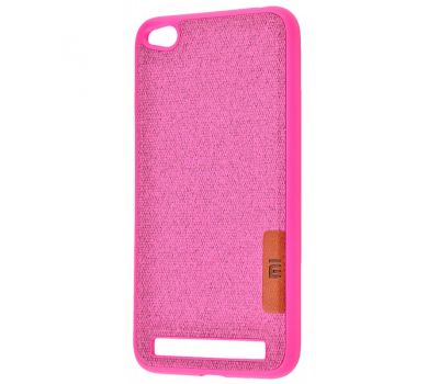 Чохол для Xiaomi Redmi 5A Label Case Textile рожевий