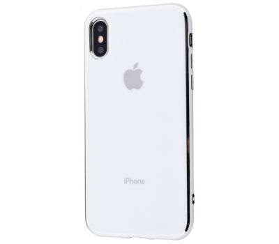 Чохол для iPhone Xs Max Silicone білий 1534848