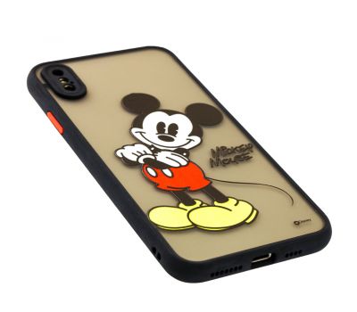 Чохол для iPhone Xs Max Picture shadow matte Mickey Mouse чорний 1535272