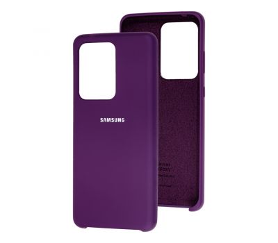 Чохол для Samsung Galaxy S20 Ultra (G988) Silky Soft Touch "бузковий"